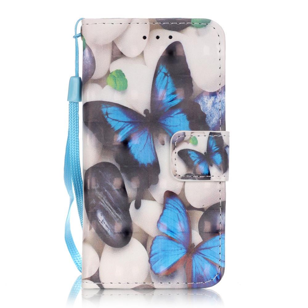 Wallet Case für Apple iPod Touch 7 6 5 Motiv Muster Handschlaufe
