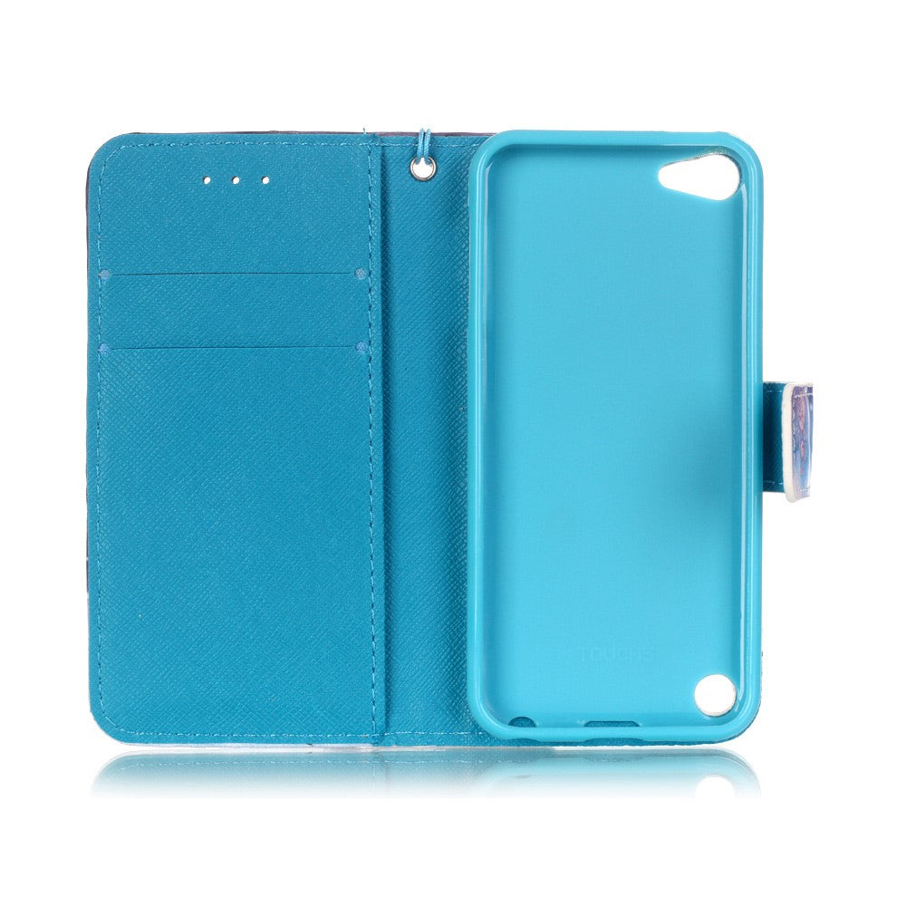 Wallet Case für Apple iPod Touch 7 6 5 Motiv Muster Handschlaufe