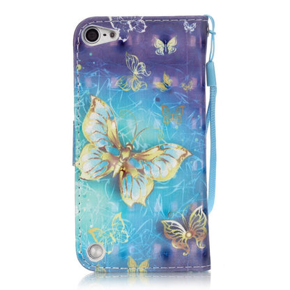 Wallet Case für Apple iPod Touch 7 6 5 Motiv Muster Handschlaufe