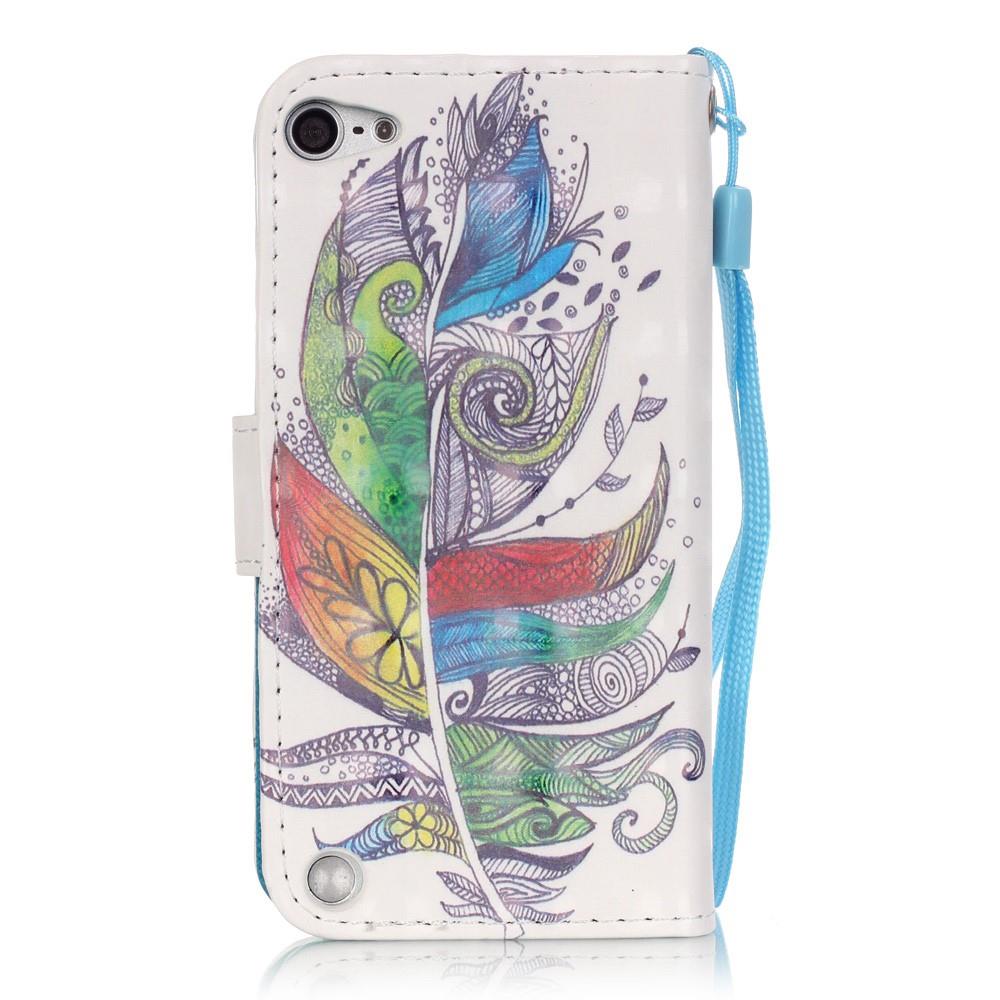 Wallet Case für Apple iPod Touch 7 6 5 Motiv Muster Handschlaufe