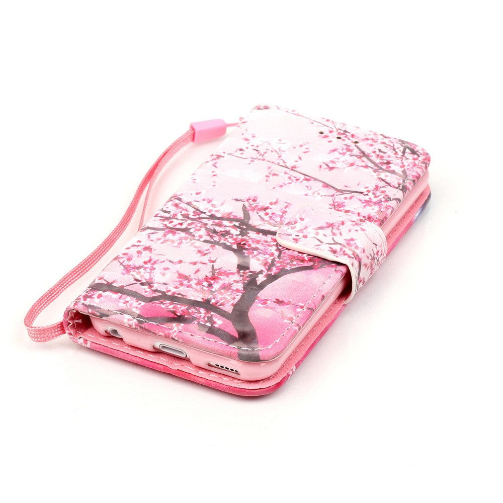 Wallet Case für Apple iPod Touch 7 6 5 Motiv Muster Handschlaufe