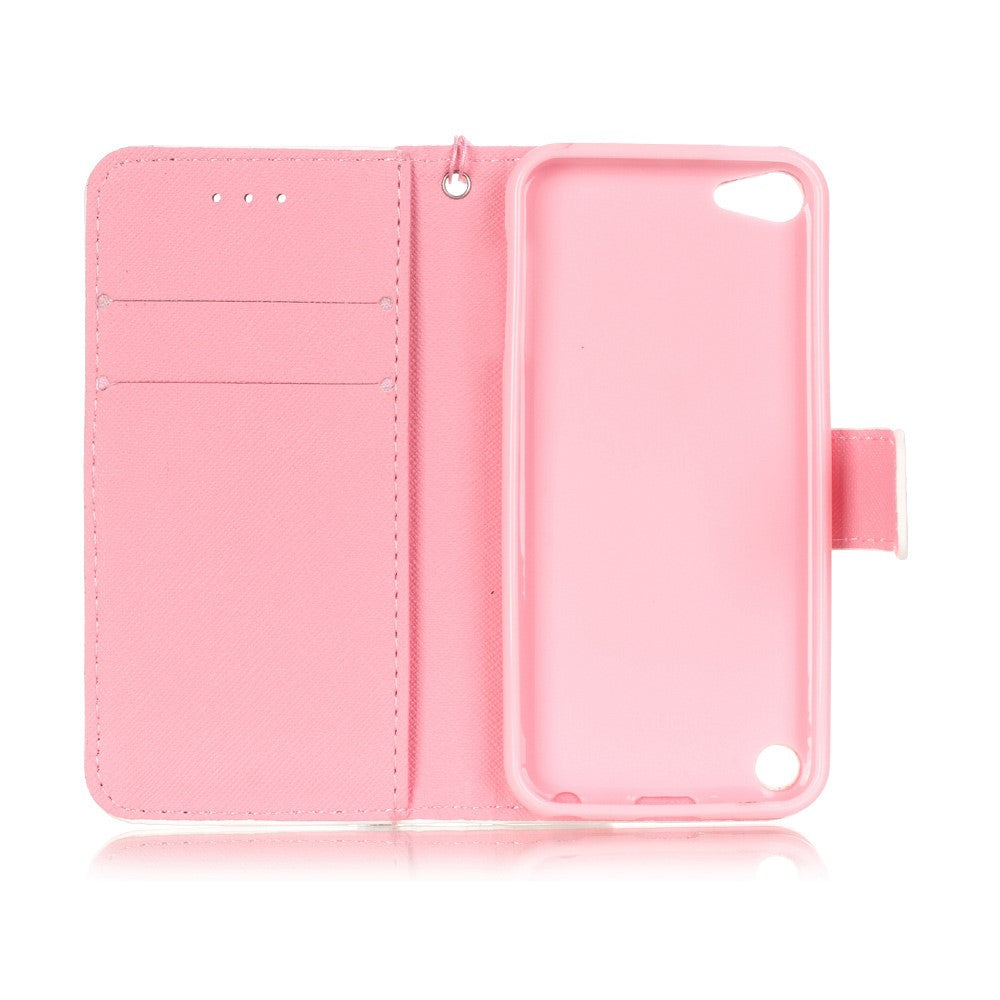 Wallet Case für Apple iPod Touch 7 6 5 Motiv Muster Handschlaufe