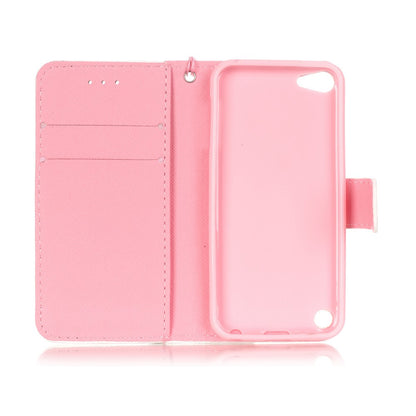 Wallet Case für Apple iPod Touch 7 6 5 Motiv Muster Handschlaufe