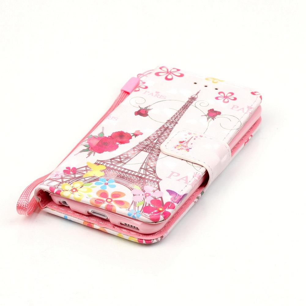 Wallet Case für Apple iPod Touch 7 6 5 Motiv Muster Handschlaufe