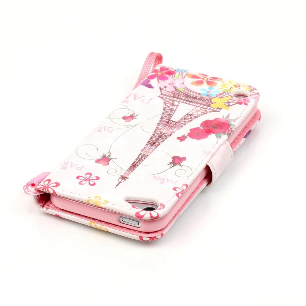 Wallet Case für Apple iPod Touch 7 6 5 Motiv Muster Handschlaufe