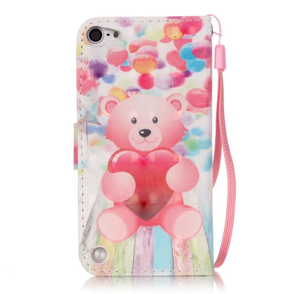 Wallet Case für Apple iPod Touch 7 6 5 Motiv Muster Handschlaufe