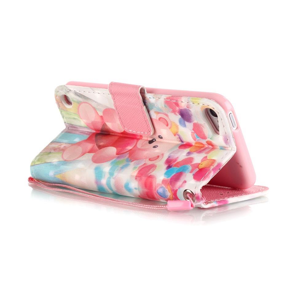 Wallet Case für Apple iPod Touch 7 6 5 Motiv Muster Handschlaufe