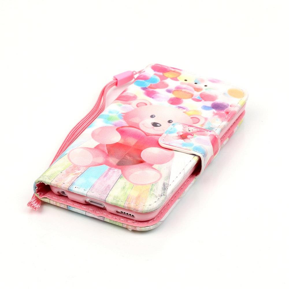Wallet Case für Apple iPod Touch 7 6 5 Motiv Muster Handschlaufe