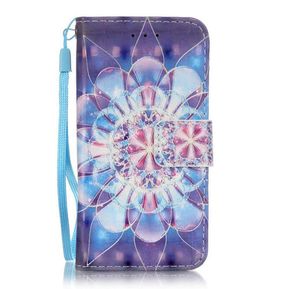 Wallet Case für Apple iPod Touch 7 6 5 Motiv Muster Handschlaufe