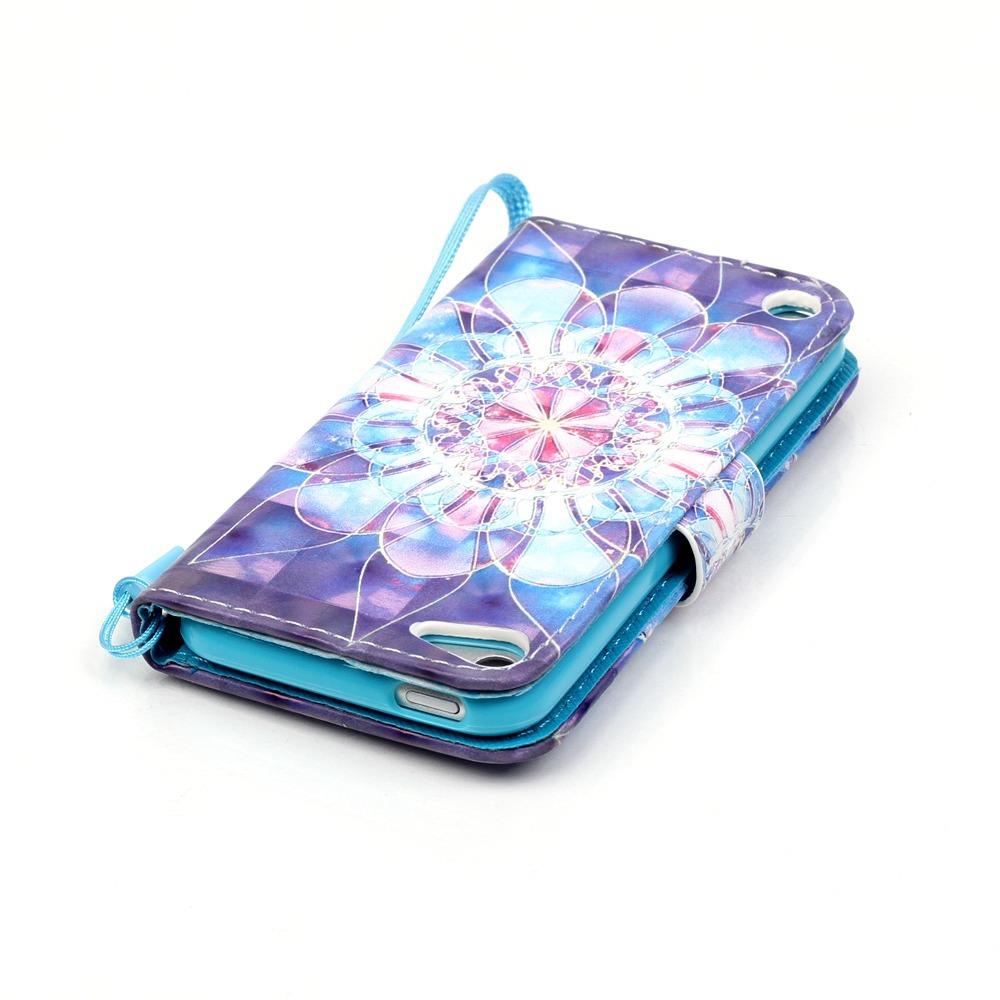 Wallet Case für Apple iPod Touch 7 6 5 Motiv Muster Handschlaufe