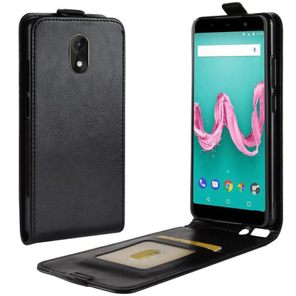 Flip Case für Wiko Lenny 5 Crazy Horse Card Slot