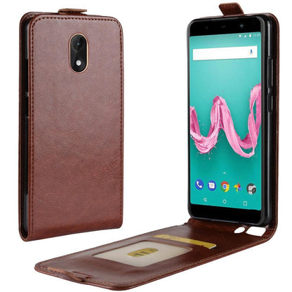 Flip Case für Wiko Lenny 5 Crazy Horse Card Slot