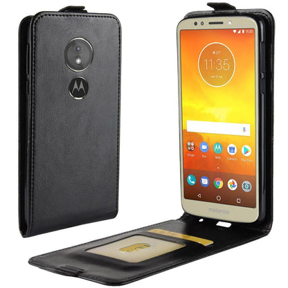 Flip Case für Motorola Moto G6 PLAY Crazy Horse Card Slot