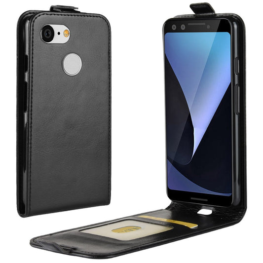 Flip Case für Google Pixel 3 Crazy Horse Card Slot