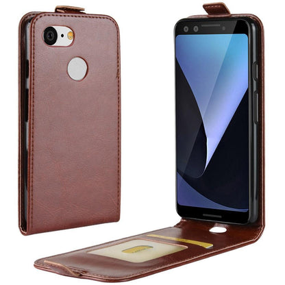 Flip Case für Google Pixel 3 Crazy Horse Card Slot