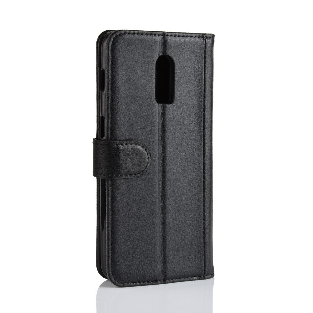 Wallet Case für OnePlus 6T Echt Leder Innenfach