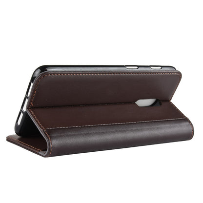 Wallet Case für OnePlus 6T Echt Leder Innenfach