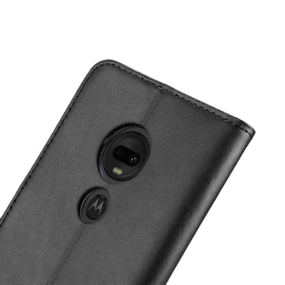 Wallet Case für Motorola Moto G7 G7 PLUS Genuine Split Echt Leder Tasche