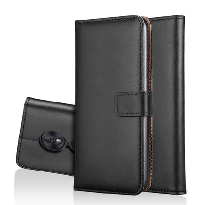 Wallet Case für Motorola Moto G7 PLAY Genuine Split Echt Leder Tasche