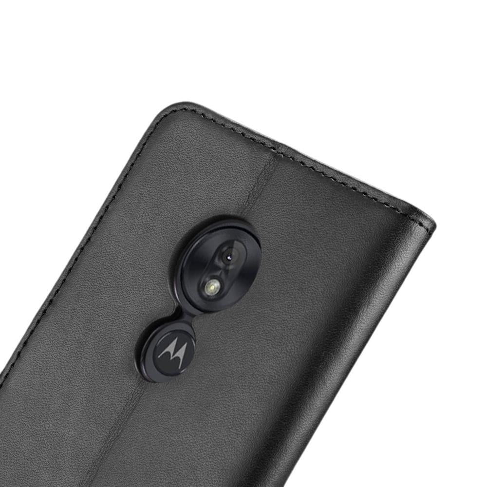 Wallet Case für Motorola Moto G7 PLAY Genuine Split Echt Leder Tasche