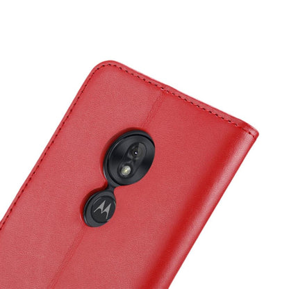 Wallet Case für Motorola Moto G7 PLAY Genuine Split Echt Leder Tasche