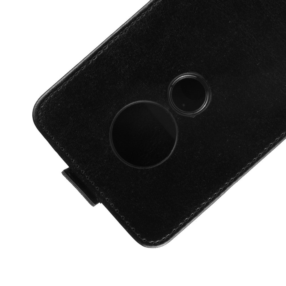 Flip Case für Motorola Moto G7 PLAY Crazy Horse Handy Tasche Card Slot