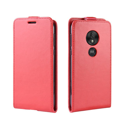 Flip Case für Motorola Moto G7 PLAY Crazy Horse Handy Tasche Card Slot
