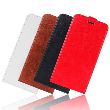 Flip Case für Oppo A52 A72 Crazy Horse Handy Tasche Card Slot