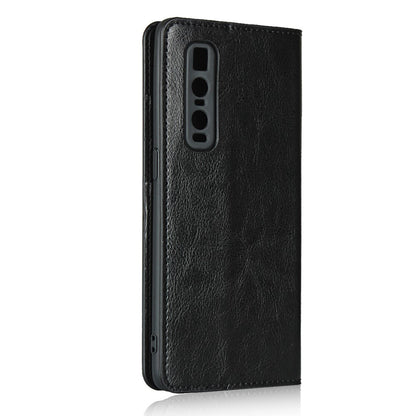 Wallet Case für Oppo Find X2 PRO Echt Leder Handy Tasche Crazy Horse Etui Hülle