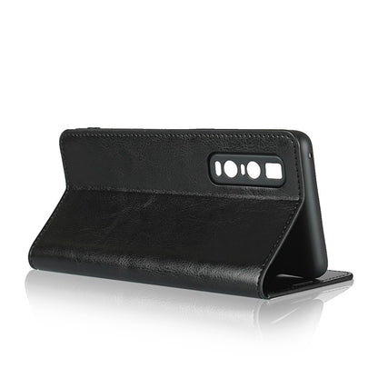 Wallet Case für Oppo Find X2 PRO Echt Leder Handy Tasche Crazy Horse Etui Hülle