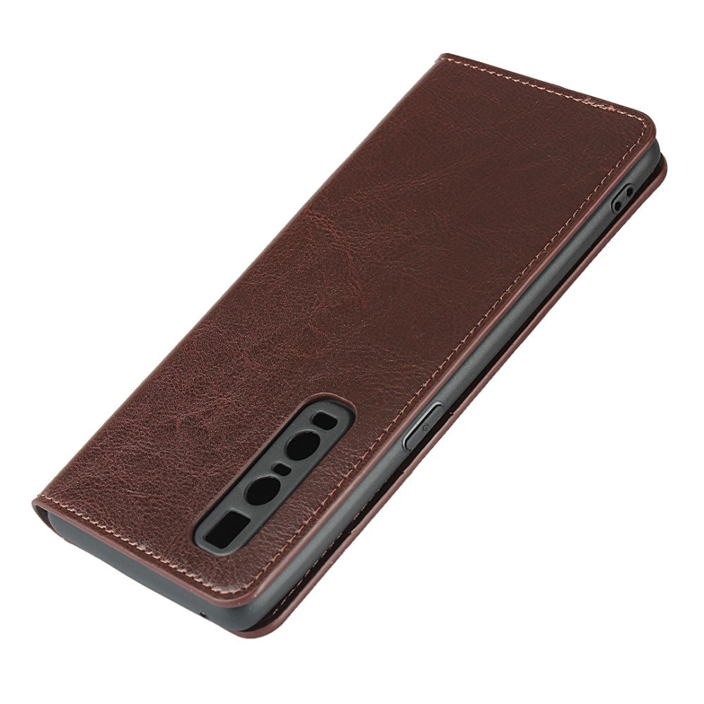 Wallet Case für Oppo Find X2 PRO Echt Leder Handy Tasche Crazy Horse Etui Hülle