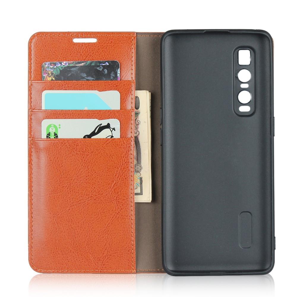 Wallet Case für Oppo Find X2 PRO Echt Leder Handy Tasche Crazy Horse Etui Hülle