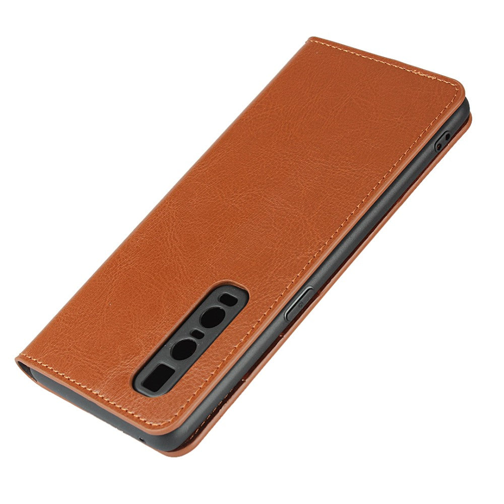 Wallet Case für Oppo Find X2 PRO Echt Leder Handy Tasche Crazy Horse Etui Hülle