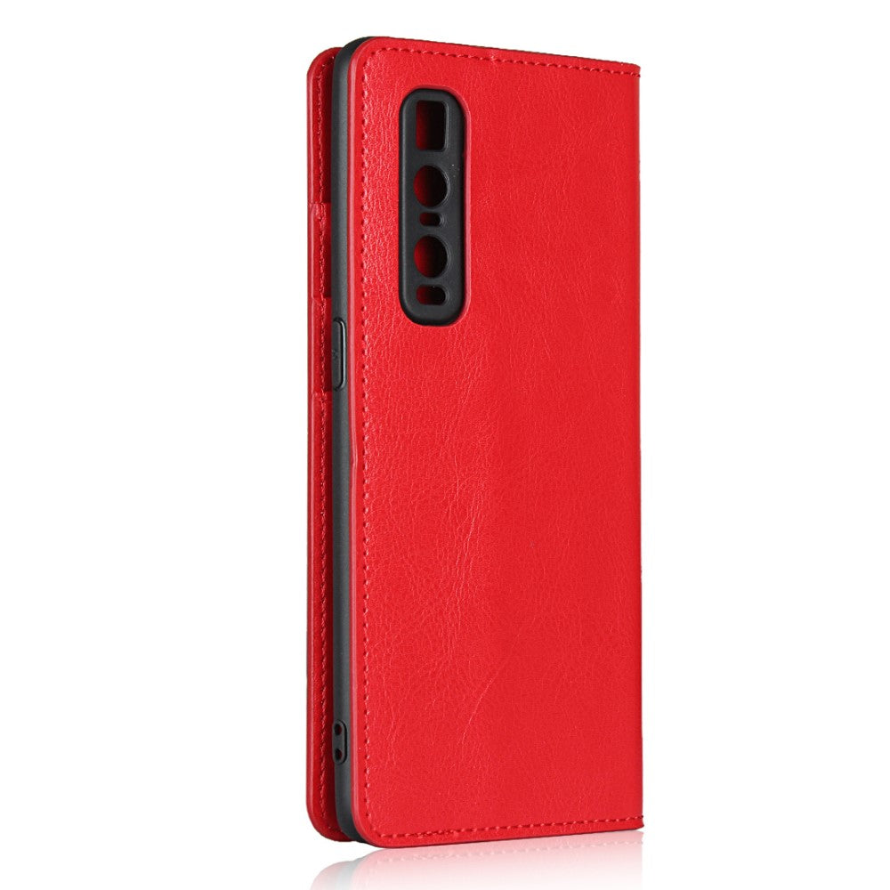 Wallet Case für Oppo Find X2 PRO Echt Leder Handy Tasche Crazy Horse Etui Hülle