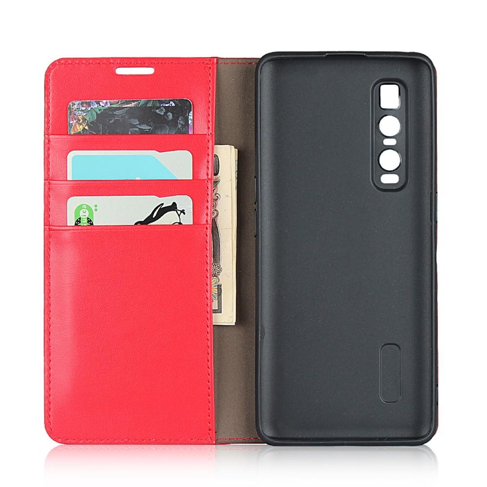 Wallet Case für Oppo Find X2 PRO Echt Leder Handy Tasche Crazy Horse Etui Hülle