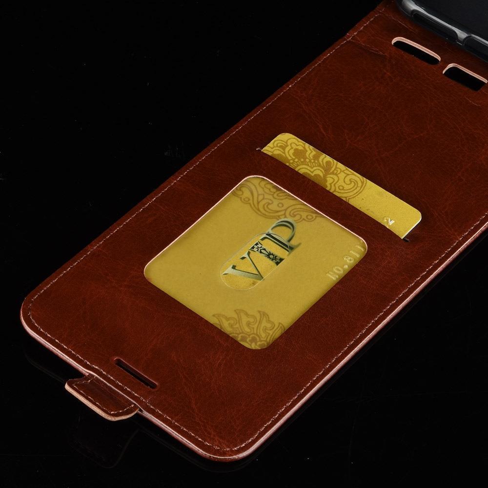 Flip Case für Motorola Moto G8 PLAY Crazy Horse Handy Tasche Card Slot Klappetui