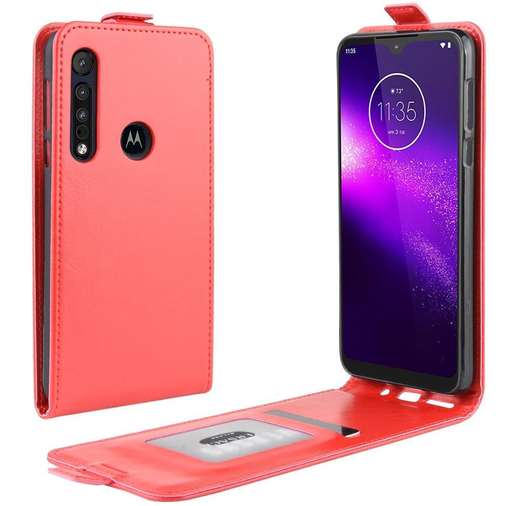 Flip Case für Motorola Moto G8 PLAY Crazy Horse Handy Tasche Card Slot Klappetui