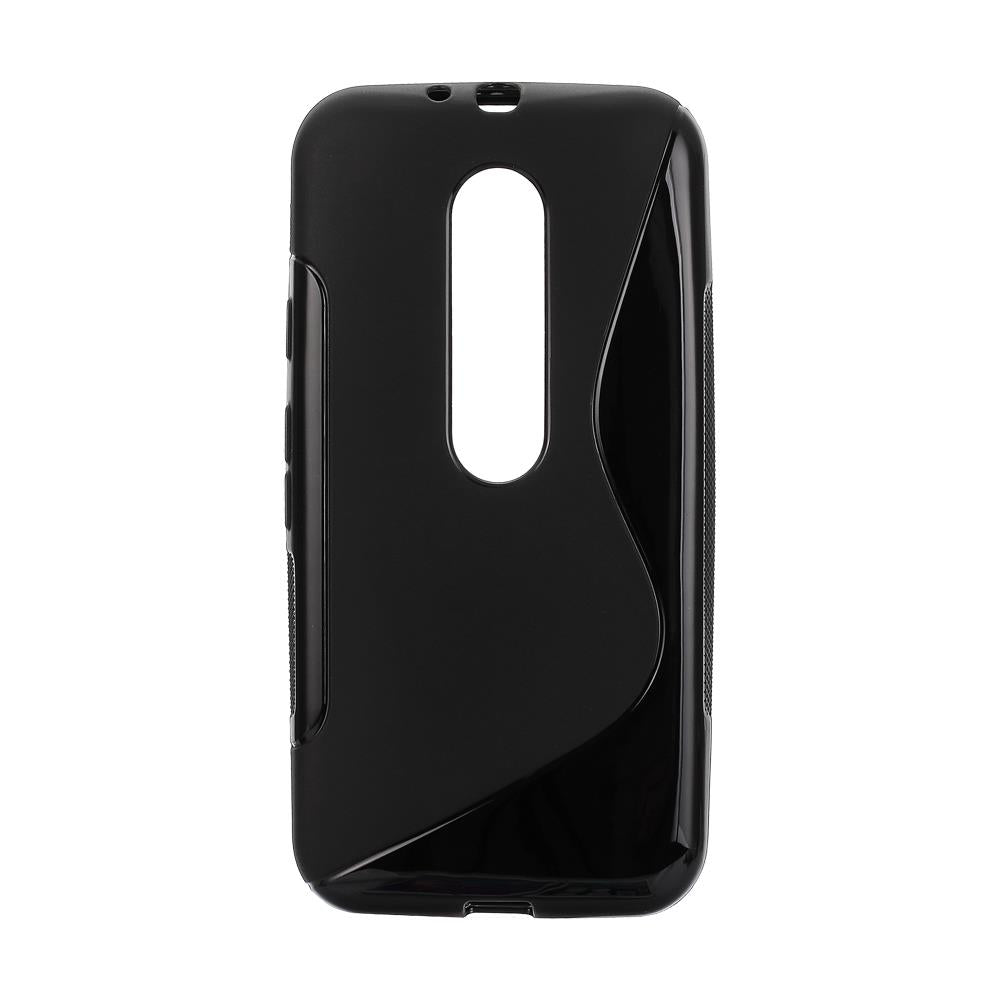 TPU Case für Motorola Moto G 3.Generation S Shape S-Form Welle Design