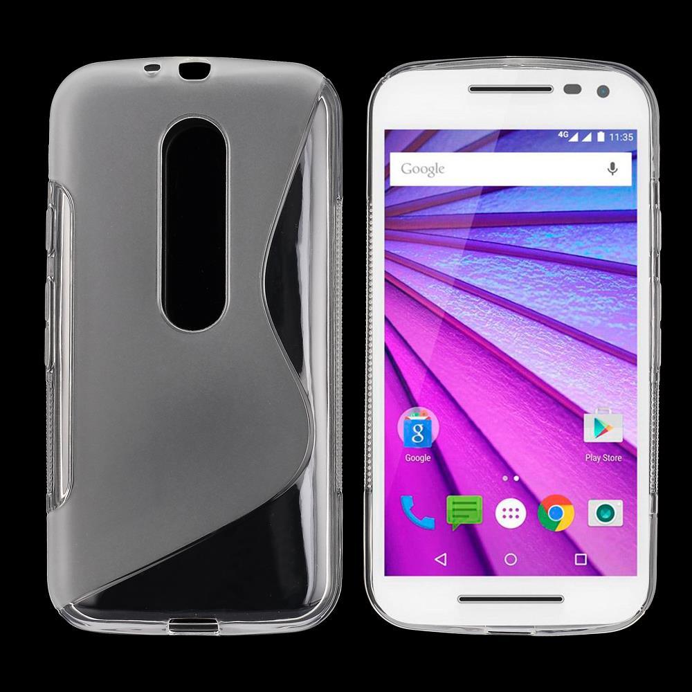 TPU Case für Motorola Moto G 3.Generation S Shape S-Form Welle Design