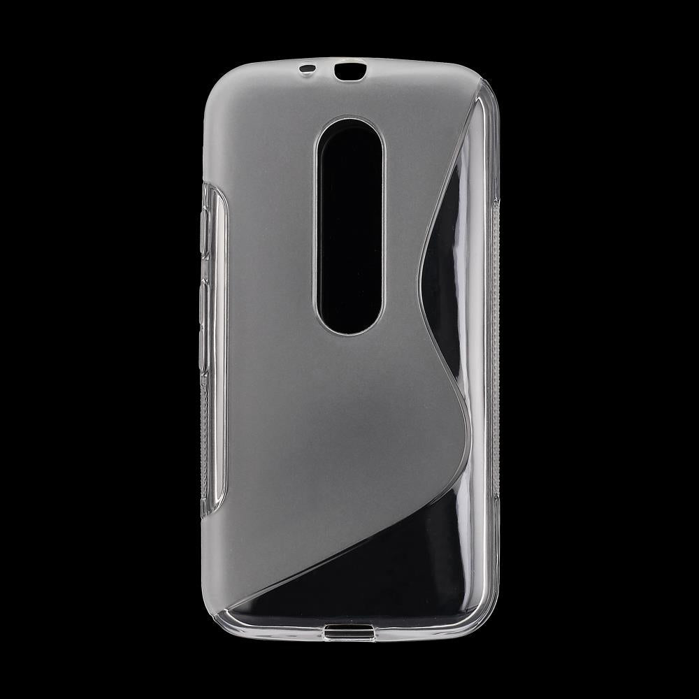 TPU Case für Motorola Moto G 3.Generation S Shape S-Form Welle Design