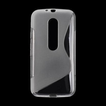 TPU Case für Motorola Moto G 3.Generation S Shape S-Form Welle Design