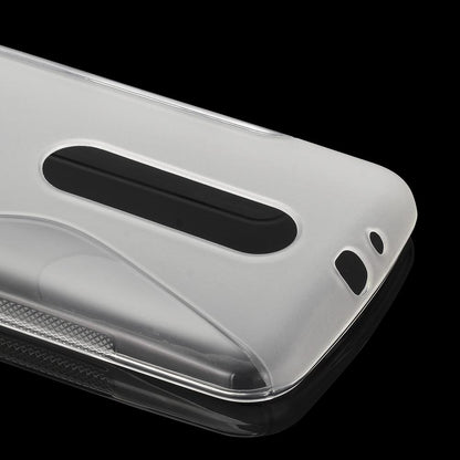 TPU Case für Motorola Moto G 3.Generation S Shape S-Form Welle Design