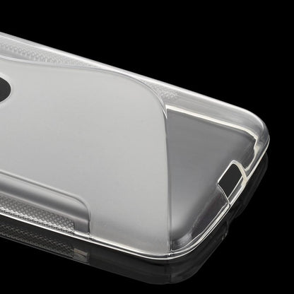 TPU Case für Motorola Moto G 3.Generation S Shape S-Form Welle Design