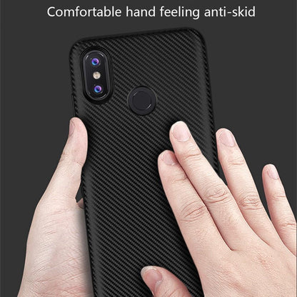 TPU Case für Xiaomi Mi 8 Soft Carbon Fiber Muster