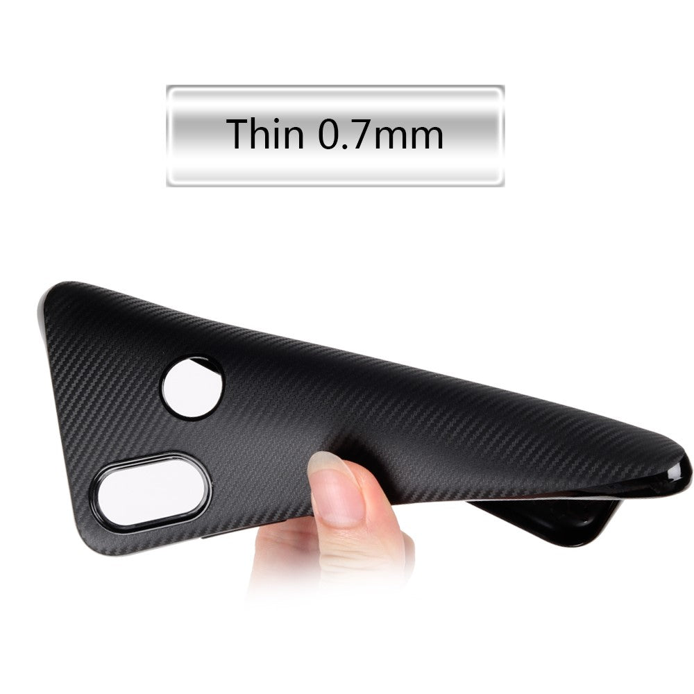 TPU Case für Xiaomi Mi 8 Soft Carbon Fiber Muster