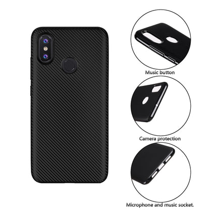 TPU Case für Xiaomi Mi 8 Soft Carbon Fiber Muster