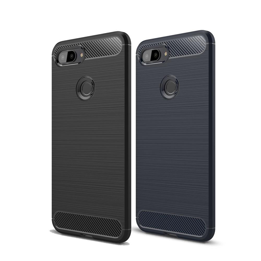 TPU Case für Xiaomi Mi 8 LITE Carbon Skin Brushed