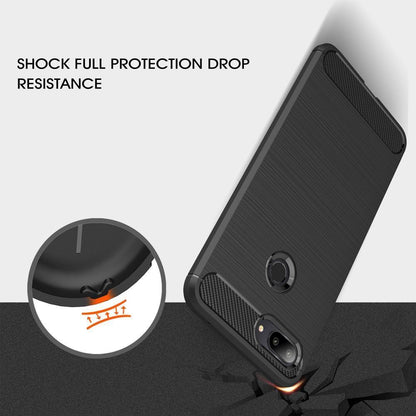 TPU Case für Xiaomi Mi 8 LITE Carbon Skin Brushed