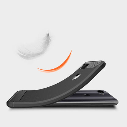 TPU Case für Xiaomi Mi 8 LITE Carbon Skin Brushed