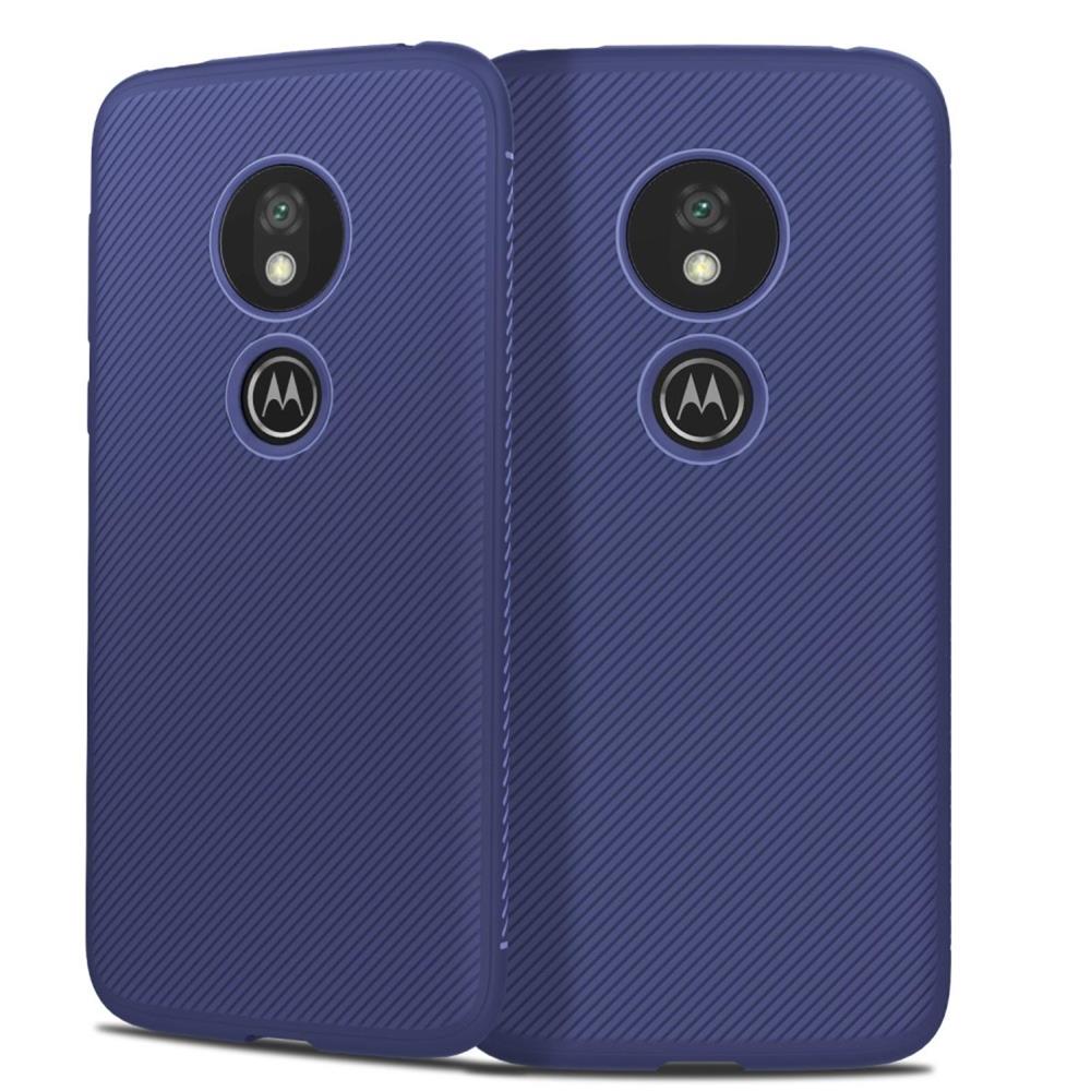 TPU Case für Motorola Moto G7 PLAY Jazz Series Twill Texture Streifen Hülle